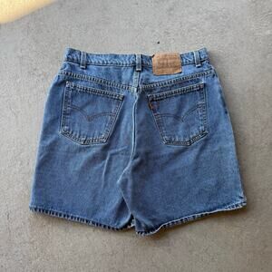 90s Levis Orange Tab Mens Blue Wash Jorts 32